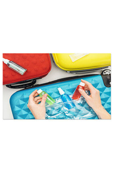 StoryGift Romania Tablou Canvas: Cosmetice Pentru Calatorie - Miniatura, Culo...