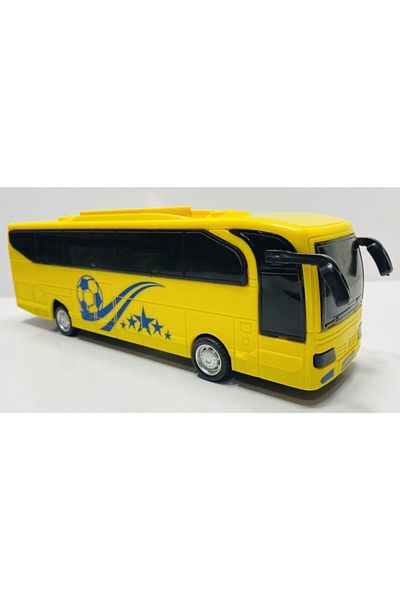 toysandmore Team Bus 23 cm Friction Toy Bus