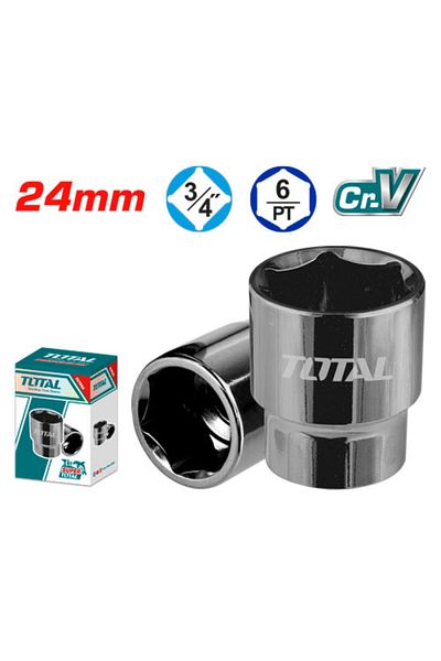 TOTAL 24mm 3/4" Short Chrome Hex Bolt
