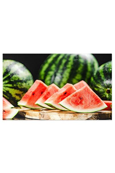 StoryGift Romania Tablou Canvas Felie De Pepene Rosu Proaspat, Gustos Si Plin...