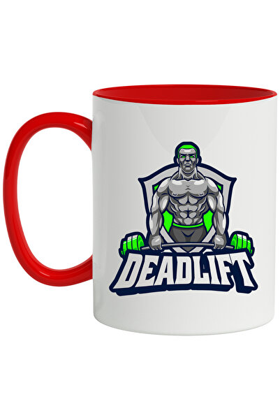 StoryGift Romania Cana Cu Mesaj Deadlift, Emblema, Barbat, Greutati, Gym, Mul...