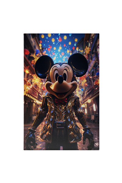 StoryGift Romania Tablou Canvas: Petrecere Baloanelor Colorate Cu Statuia Mic...