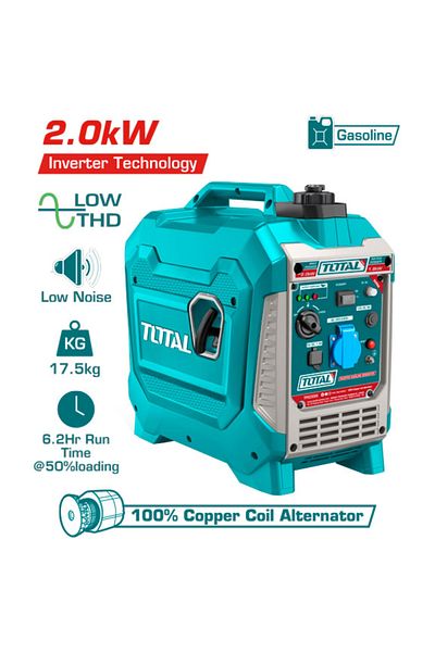 TOTAL 2.0kw inverter gasoline generator