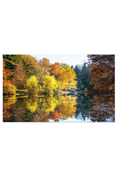 StoryGift Romania Tablou Canvas - Natura In Toamna: Reflectii Pitoresti Pe La...