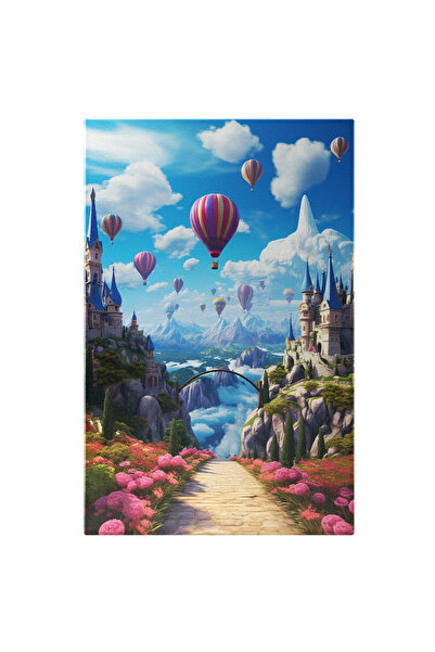 StoryGift Romania Tablou Canvas: Doua Regate Fata In Fata Cu Un Pod Si O Pote...