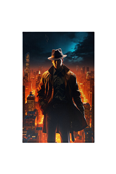 StoryGift Romania Tablou Canvas: Iconic Barbat Misterul Barbatului In Palton ...