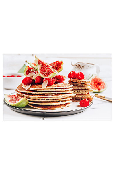 StoryGift Romania Tablou Canvas: Delicii Matinale Cu Pancakes Americane Si Fr...