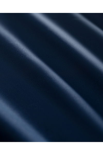 Madame Coco Ciel King Size 100% Cotton Satin Non-Fitted Sheet - Navy Blue