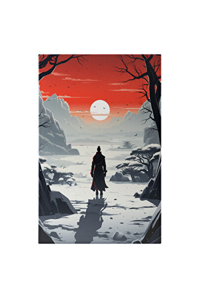 StoryGift Romania Tablou Canvas: Personaj Japonez Și Lună Plină- Animații Pic...