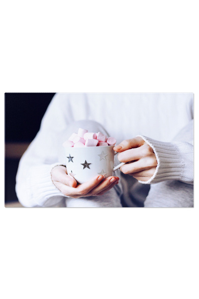 StoryGift Romania Tablou Canvas: Zile De Iarna Cozy Cu Cacao Si Marshmallows