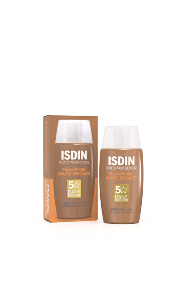 ISDIN فوتوبروتيكتور فيوجن مائي اللون برونزي بعامل حماية من الشمس 50