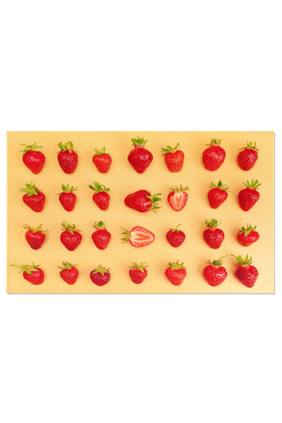 StoryGift Romania Tablou Canvas: Fructele Creativitatii: Compozitie Cu Capsuni Si Soare