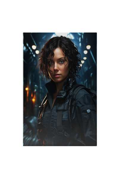 StoryGift Romania Tablou Canvas: Spion In Misiune Frumusete, Brunet, Intuneri...