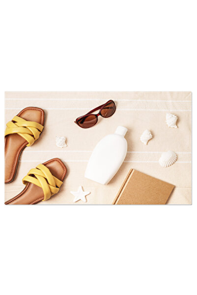 StoryGift Romania Tablou Canvas - Protectie Solara Pe Plaja: Siguranta Si Con...