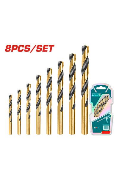 TOTAL Drill Bit Set 8pcs/set
