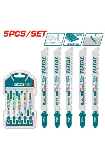TOTAL 74mm ARC Saw Blade Set 5pcs/set