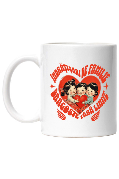 StoryGift Romania Cana Imbratisari De Familie Dragoste Fara Limite, 330ml, Ce...