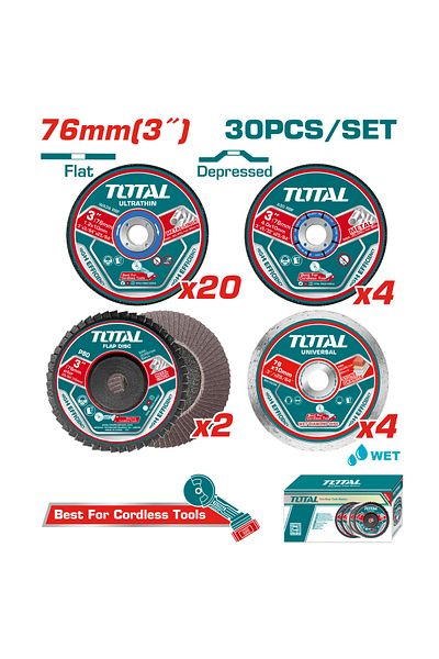 TOTAL Small Side Rocket Disc Set 30pcs/box