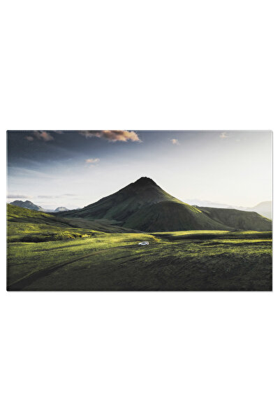 StoryGift Romania Tablou Canvas Cu Drum Prin Campie - Excursie In Natura Verde