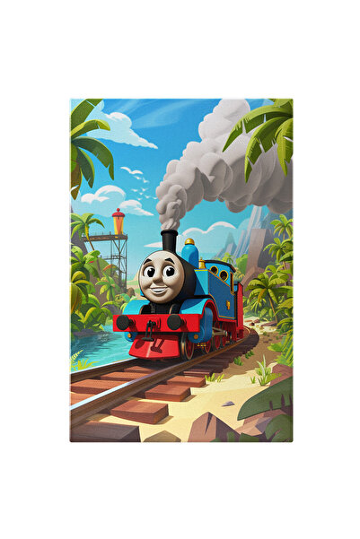 StoryGift Romania Tablou Canvas: Tomas Locomotiva Cu Aburi- Desen Animate Pic...