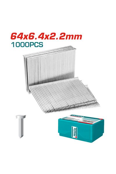 TOTAL 64mm Staple Nail 1000pcs Steel