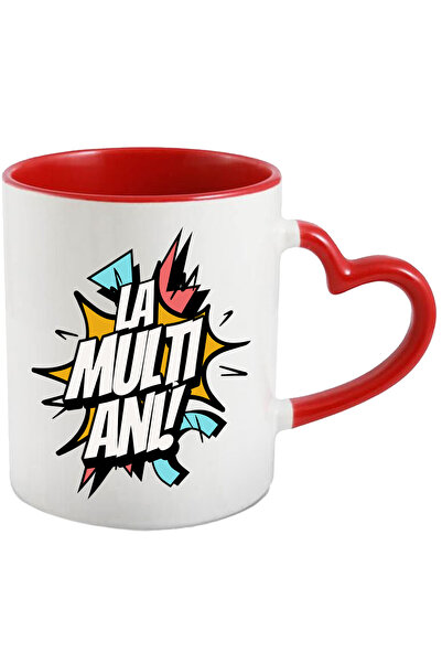 StoryGift Romania Cana Mesaj Aniversare La Multi Nai, Zi Onomastica, 330ml, C...