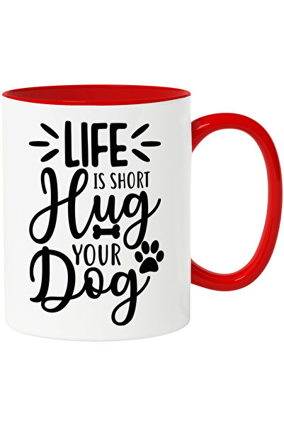 StoryGift Romania Cana Cu Un Os Si Textul "viata E Scurta, Imbratiseaza-ti Ca...