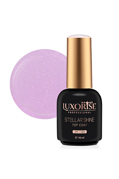 LUXORISE Top Coat - STELLAR SHINE Pulsar Pink 10ml