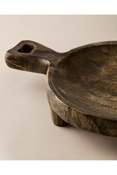 Madame Coco Fleurs Decorative Plate - Brown