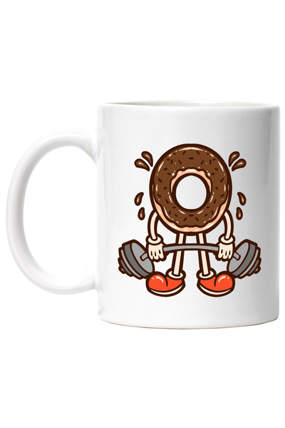 StoryGift Romania Cana Cu Gogoasa, Greutati, Sala, Sport, Gym, Mancare, Multi...