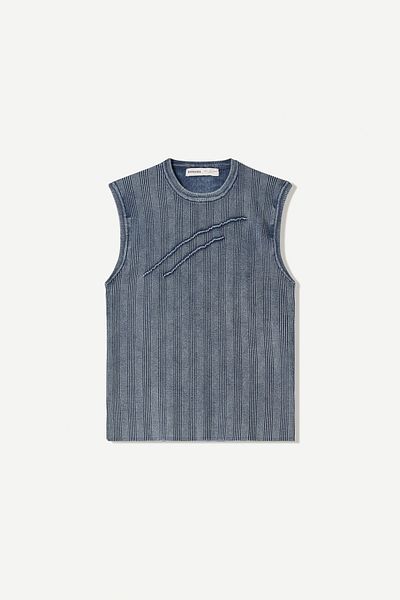 Bershka Faded-effect gilet