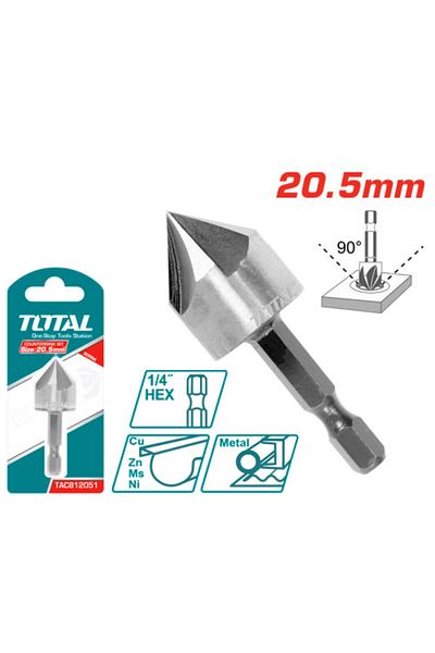 TOTAL 20.5mm metal drill bit