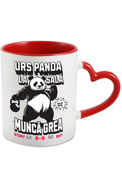StoryGift Romania Cana Urs Panda La Sala Munca Grea Dar Tot Pufos, Gym, Haios...