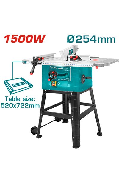 TOTAL 1500w 254mm table saw