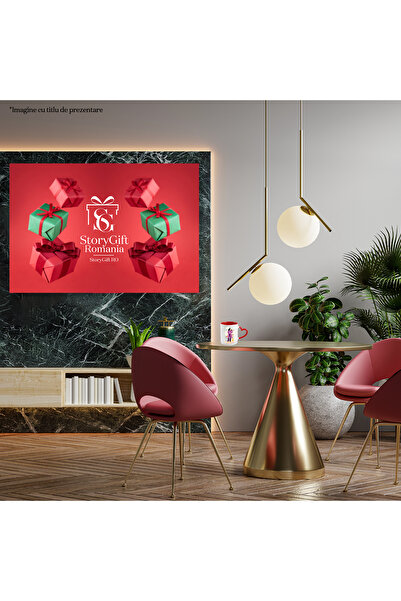 StoryGift Romania Cana Cu Muzician, Vioara, Scaun, Planta, Ghiveci, Instrumen...