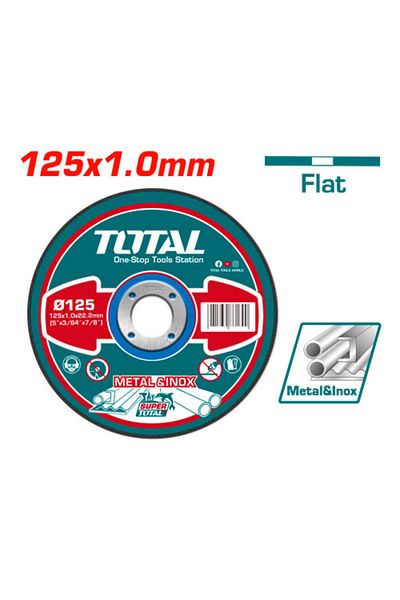 TOTAL 5" 1.0mm Stainless Steel Cutting Disc