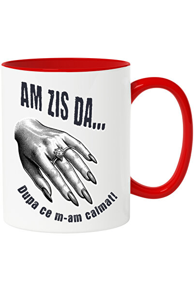 StoryGift Romania Cana Inel Logodna Mana Femeei Text Haios Am Zis Da Dupa Ce ...