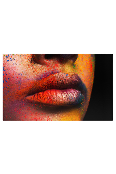 StoryGift Romania Tablou Canvas - Arta Machiajului: Culorile Holi, Bucati De ...