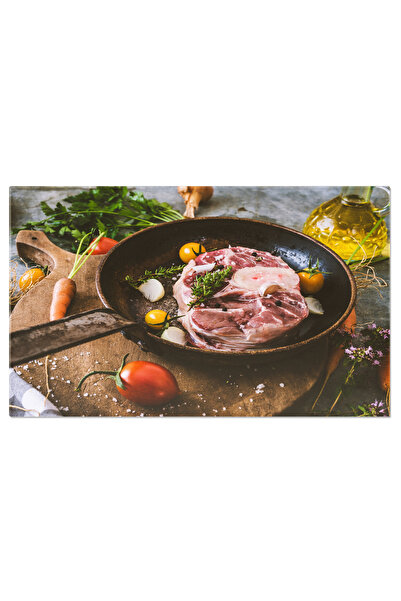 StoryGift Romania Tablou Canvas: Delicii Culinare - Osso Buco De Vita Cu Orez...