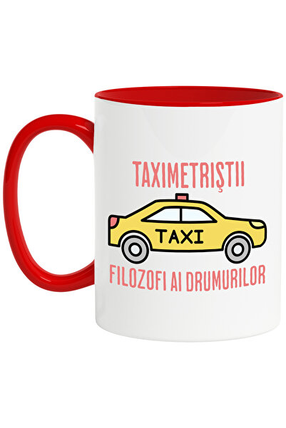 StoryGift Romania Cana Masina Taxi Text Filozofi Ai Drumurilor, 330ml, Cerami...