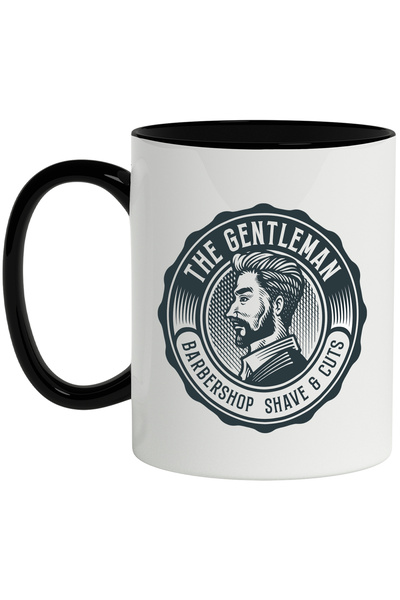 StoryGift Romania Cana Cu Mesaj The Gentleman Barbership Shave & Cuts, Emblem...