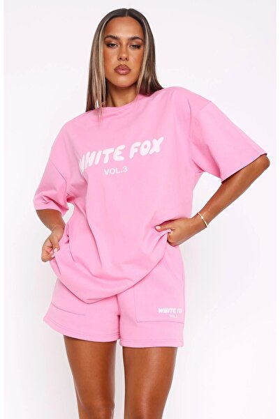 The Champ Clothing Γυναικείο μπλουζάκι με στάμπα 100% βαμβακερό ροζ