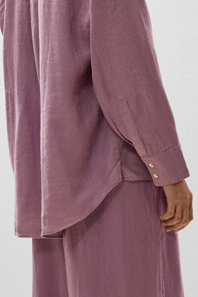 Oysho 100% Linen Relaxed Shirt