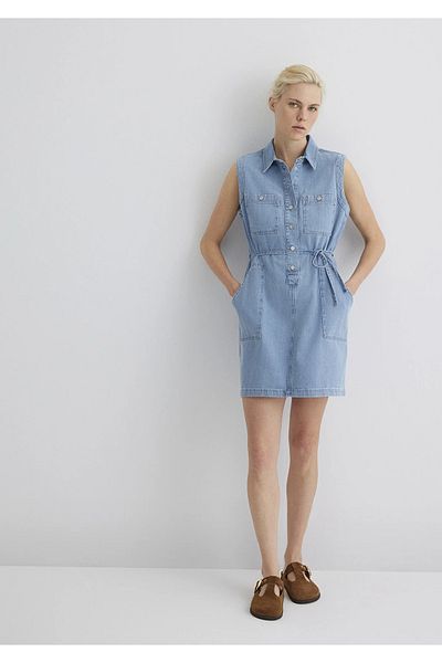 Mavi Simla Gold Classic Light Blue Jean Dress Regular Fit / Normal Cut 1310659-89757