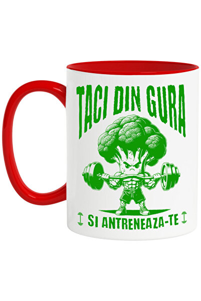 StoryGift Romania Cana Cu Brocoli Puternic La Sala Ridicare Greutati Sport Di...