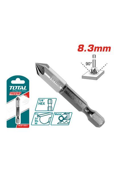 TOTAL 8.3mm metal drill bit