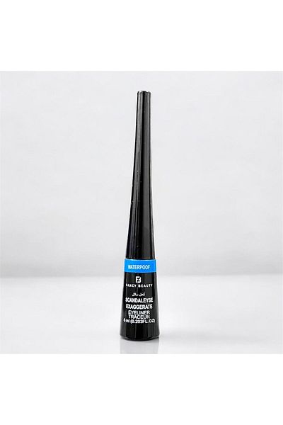 Fancy Permanent black liquid eyeliner - perfect definition that lasts all day