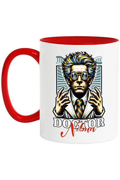 StoryGift Romania Cana Doctor Nebuna, Geniu Inteligenta Einsten, 330ml, Ceram...