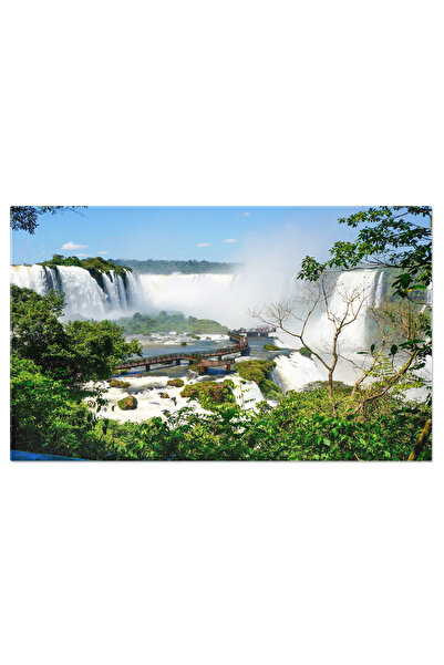 StoryGift Romania Tablou Canvas: Cascada Ascunsa Intr-o Zi Insorita