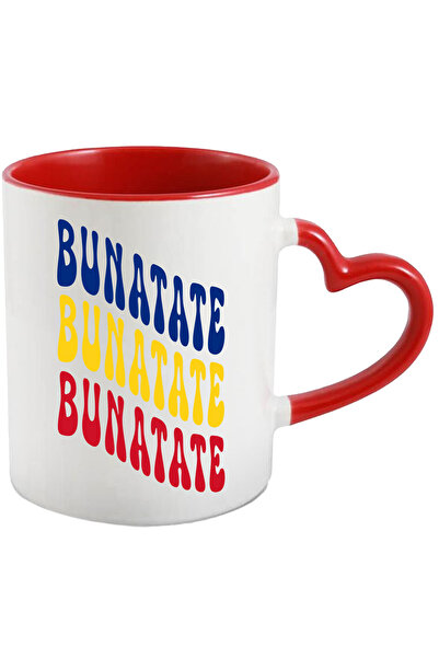 StoryGift Romania Cana Cuvantul Bunatate, In Culorile Steagului Romaniei, Ros...